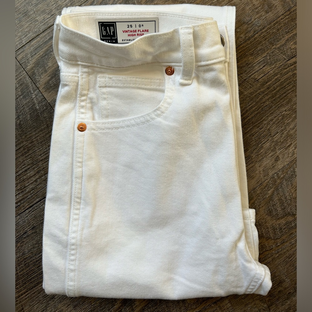 Gap vintage flare high rise jeans